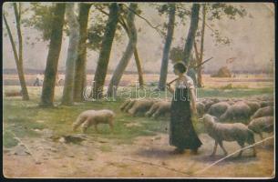 1917 Tábori posta képeslap / Field postcard "S.M.S. HERKULES"