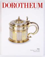 2025 Dorotheum aukciós katalógus, ezüsttárgyak témában, színes fotókkal illusztrálva, német nyelven. Kiadói papírkötés.