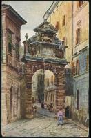 1917 Tábori posta képeslap / Field postcard "S.M.S. HUSZÁR"