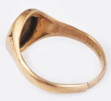 Arany (Au) gyűrű, jelzett, 9k, m:67, 4,19g