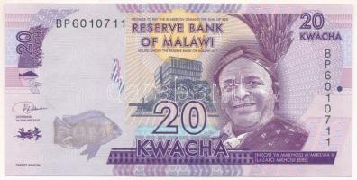 Malawi 2019. 20K "BP6010711" T:UNC Malawi 2019. 20 Kwacha "BP6010711" C:UNC