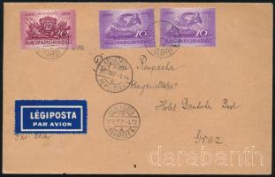 1936 Légi levél Grazba / Airmail cover to Graz