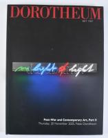 2025 Dorotheum aukciós katalógus, háború utáni és kortárs művészet (Post-War and Contemporary Art, Part II), színes fotókkal illusztrálva, angol nyelven. Kiadói papírkötés.