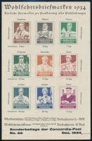 1934 Emléklap / souvenir card