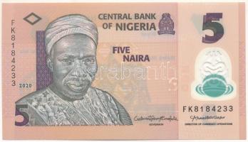 Nigéria 2020. 5N "FK8184233" T:UNC Nigeria 2020. 5 Naira "FK8184233" C:UNC Krause P#38