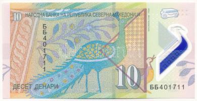 Észak-Macedónia 2020. 10D polimer T:UNC North Macedonia 2020. 10 Denari polymer C:UNC