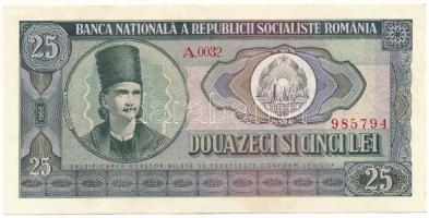 Románia 1966. 25L "A.0032 985794" T:F szép papír Romania 1966. 25 Lei "A.0032 985794" C:F fine paper Krause P#95