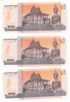 Kambodzsa 2014. 100R (3x) sorszámkövetők T:UNC
Cambodia 2014. 100 Riels (3x) consecutive serials C:...