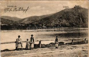 Lippa, Lipova; Solymosi vár. Konstantin Sándor kiadása / Cetatea Soimos / castle ruins (fl)