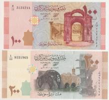 Szíria 2021. 100P + 2021. 200P T:UNC
Syria 2021. 100 Pounds + 2021. 200 Pounds C:UNC
Krause P113, ...