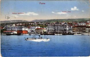 1916 Fiume, Rijeka; Governo Marittimo, Palazzo Adria. Stengel &amp; Co. 33858. / Government Maritime, Adria Palace