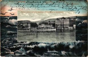 1904 Fiume, Rijeka; Governo Marittimo, Palazzo Adria. Mehner &amp; Maas / Government Maritime, Adria Palace (EM)