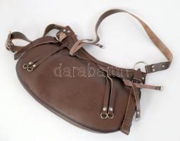 Bőr női táska, 26x38 cm