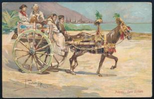 1916 Hadifogoly képeslap Olaszországból / POW postcard from Italy