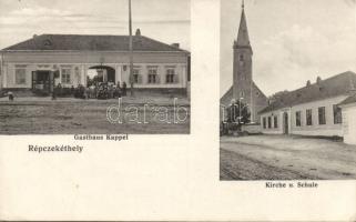 Répcekéthely with Restaurant Kappel, Church and School