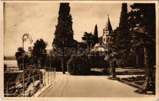 1933 Abbazia, Opatija; Parco. A. Tomasic / park