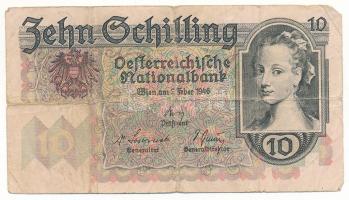 Ausztria 1946. 10Sch "1004 01740" T:VG
Austria 1946. 10 Schilling "1004 01740" ...