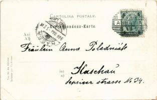 1900 Abbazia, Opatija; Karl Braun &amp; Co. / látkép / view (EB)