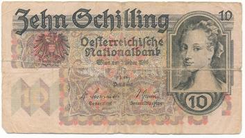 Ausztria 1946. 10Sch "1268 51640" T:VG
Austria 1946. 10 Schilling "1268 51640" ...