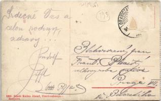 Oravicabánya, Oravica, Oravicza, Oravita; Kistó részlet. Káden József kiadása / Partie vom kleinem T...