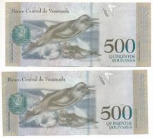 Venezuela 2017. 500B (2x) sorszámkövetők "Q27388539 - Q27388540" T:UNC
Venezuela 2017. 50...