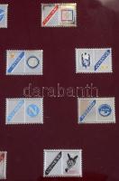 Olaszország 1993. Az 1992-1993-as szezonban a Serie A-ban szereplő klubok címerei Ag bélyeg érmeken,...