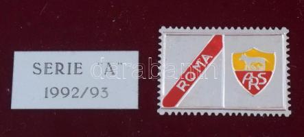 Olaszország 1993. Az 1992-1993-as szezonban a Serie A-ban szereplő klubok címerei Ag bélyeg érmeken,...
