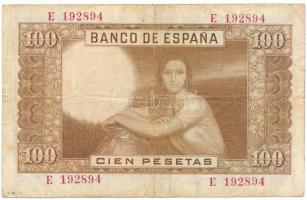 Spanyolország 1953. 100P "E192894" T:F
Spain 1953. 100 Pesetas "E192894" C:F
K...