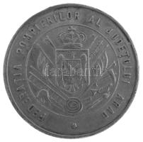 Románia 1930 k. "Medalia de Salvare la Inundaţie / Federaţia Pompierior al Judeţului Arad (Árví...