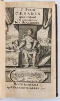 C. Iulii Caesaris quae extant, ex emendatione Ios. Scaligeri. Rotterodami, 1700. Apud regnerum Leers1 t. 3 kih térkép 456p. (54) Aranyozott egészbőr kötésben