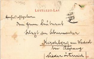 1906 Orsova, Dunagőzhajózási kikötő, "SOPHIE" (később MELK) oldalkerekes személyszállító g...