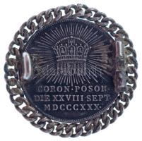 Habsburg Birodalom 1830. "I. (II.) Ferenc és V. Ferdinánd - V. Ferdinánd pozsonyi koronázása&qu...