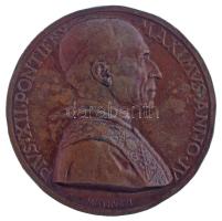 Vatikán 1942. "XII. Pius pápa" kétoldalas bronz emlékérem. Szign.: Aurelio Mistruzzi. &quo...