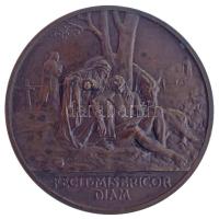 Vatikán 1945. "XII. Pius pápa" kétoldalas bronz emlékérem. Szign.: Aurelio Mistruzzi. &quo...