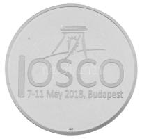 2018. "Magyar Nemzeti Bank / IOSCO" fém emlékérem kapszulában, eredeti tokban (42,5mm) T:U...
