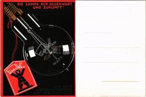 Die Lampe der Gegenwart und Zukunft! / FerroWatt villanykörte reklám / lightbulb advertisement (non ...