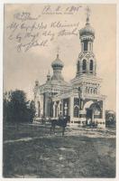 1915 Kolno, Grichisch kath. Kirche. L. &amp; A. Schaul / Greek Catholic church + "K. D. Fel...