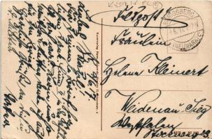 1917 Kostrzyn, Cüstrin; Artillerie-Kaserne. Herm. Lukowski / K.u.k. military, artillery barracks (EB...