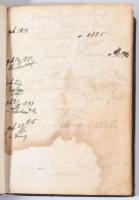 1825 Karl von Eckartshausen 1791-ben Münchenben kiadott német nyelvű művének kézzel leírt, gót betűs...