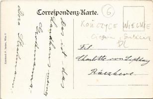 Konczyce Wielkie, Groß Kuntschitz; Waldhaus Glassner. Lichtdruck P. Leclerc / forestry house (EK)