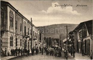 1918 Vatra Dornei, Dornavátra, Bad Dorna-Watra (Bukovina, Bucovina, Bukowina); Mikuligasse / street ...