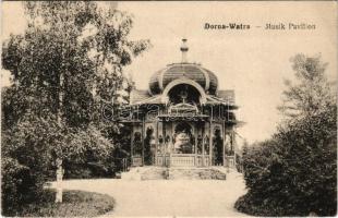 1917 Vatra Dornei, Dornavátra, Bad Dorna-Watra (Bukovina, Bucovina, Bukowina); Musik Pavillon / musi...