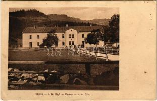 1916 Skole, c. k. Sad / courthaus (EB)