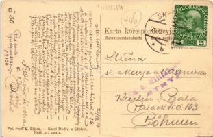 1916 Skole, c. k. Sad / courthaus (EB)