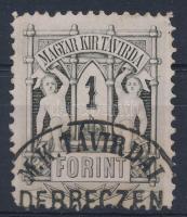 1873 Kőnyomat Távírda 1Ft / Mi T 7