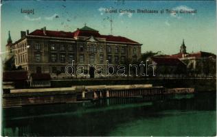 1926 Lugos, Lugoj; gimnázium, színház / Liceul Coriolan Brediceanu si Teatru Comunal / grammar schoo...