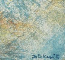 Istókovits Kálmán (1898-1990): II. világháborús rajz. Tempera, papír, jelezve jobbra lent: Istokovit...