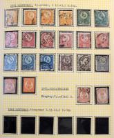 1871-1944 Gyűjtemény a Réznyomattól kevés hiánnyal albumban (~500.000) / Almost complete collection ...