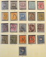 1871-1944 Gyűjtemény a Réznyomattól kevés hiánnyal albumban (~500.000) / Almost complete collection ...