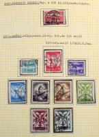 1871-1944 Gyűjtemény a Réznyomattól kevés hiánnyal albumban (~500.000) / Almost complete collection ...